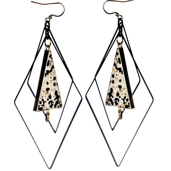 Zebra Tempest Gemstone Earrings by Tiana Jewel London