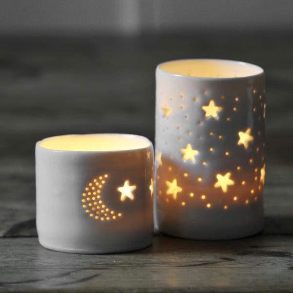 Luna Maxi Stars Porcelain Light by Luna Lighting
