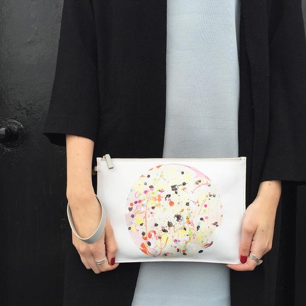 Nebula Print Clutch by Few London