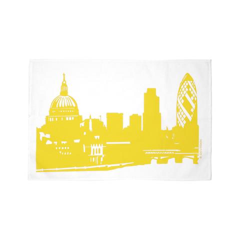 St Pauls and Gherkin City Skyline Tea Towel