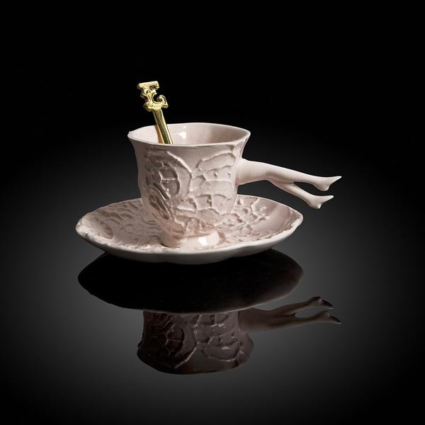 Blaue Blume Teacup by Undergrowth Design